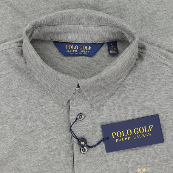 New Polo Golf Wool Silk Cashmere Long Sleeve Polo - Picture 8 of 8